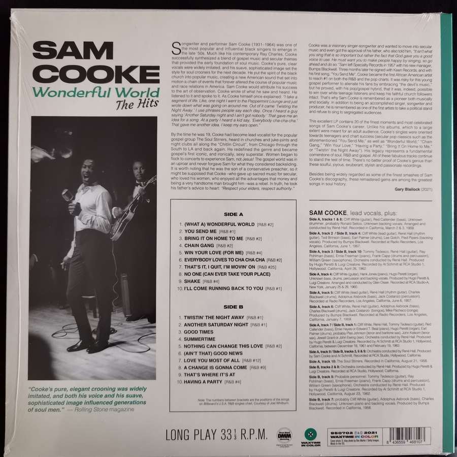 Sam Cooke Wonderful World The Hits Hot 9769