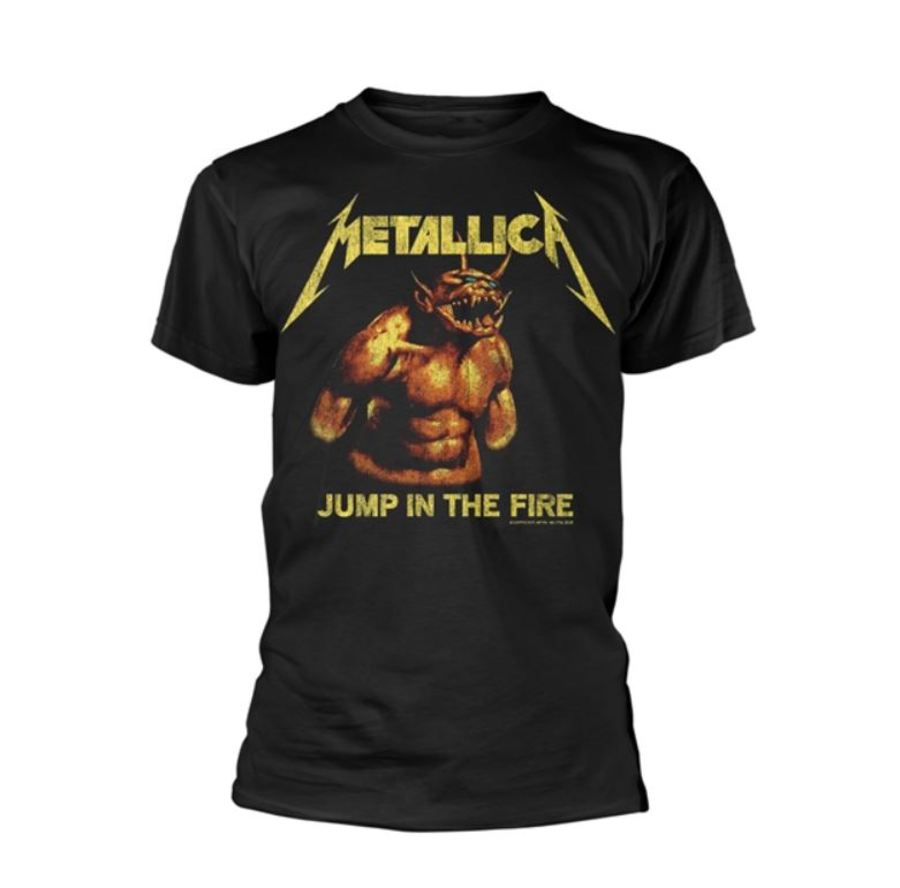 Тениска METALLICA - JUMP IN THE FIRE VINTAGE