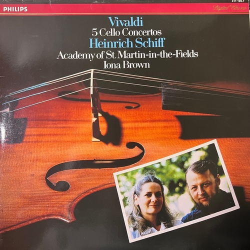 Vivaldi - Heinrich Schiff, Iona Brown, The Academy Of St. Martin-in-the-Fields – 5 Cello Concertos