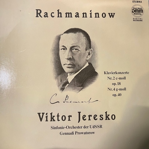 Rachmaninow, Viktor Jeresko, Sinfonie-Orchester Der UdSSR, Gennadi Prowatorow – Klavierkonzerte Nr. 2 C-moll Op. 18, Nr. 4 G-moll Op. 40