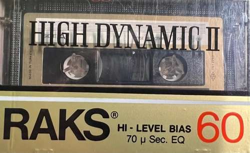 Празна Аудио Касетка - Raks High Dinamic II 60