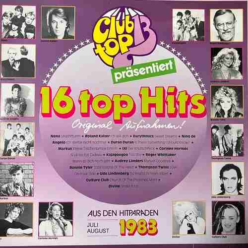 Various – 16 Top Hits - Aus Den Hitparaden Juli August 1983