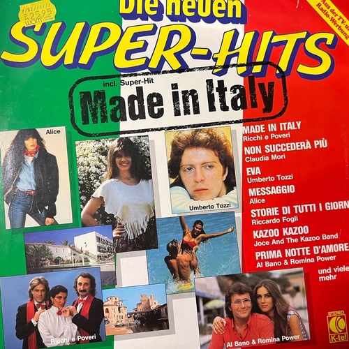 Various – Die Neuen Super-Hits - Made In Italy