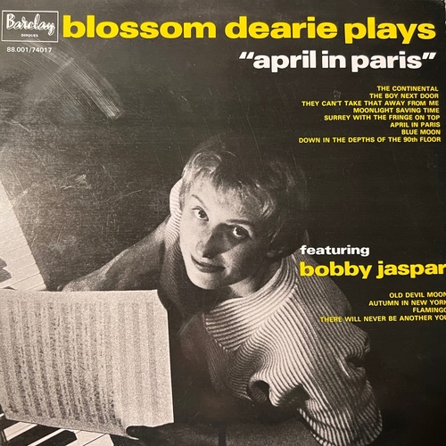 Blossom Dearie Featuring Bobby Jaspar – Blossom Dearie Plays April In Paris